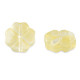Glasperle 10mm Glücksklee - Yellow